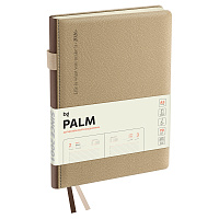 Ежедневник датированный 2026г., А5, 176л., твердый переплет, кожзам, BG "Palm. Ivory", светло-бежевый фото Ежедневник датированный 2026г., А5, 176л., твердый переплет, кожзам, BG "Palm. Ivory", светло-бежевый
