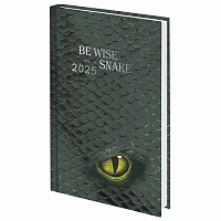 Ежедневник датированный 2025 145х215 мм, А5, STAFF, ламинированная обложка, "Snake", 116022 фото Ежедневник датированный 2025 145х215 мм, А5, STAFF, ламинированная обложка, "Snake", 116022