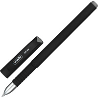 Ручка гелевая неавтоматическая Attache черная корпус soft touch (толщина линии 0.5 мм) фото Ручка гелевая неавтоматическая Attache черная корпус soft touch (толщина линии 0.5 мм)