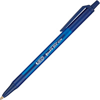 Ручка шариковая автоматическая Bic Round Stic Clic синяя (толщина линии 0.32 мм) фото Ручка шариковая автоматическая Bic Round Stic Clic синяя (толщина линии 0.32 мм)
