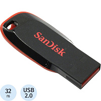 Флешка USB 2.0 32 ГБ Sandisk Cruzer Blade (SDCZ50-032G-B35) фото Флешка USB 2.0 32 ГБ Sandisk Cruzer Blade (SDCZ50-032G-B35)