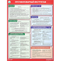 Плакат информационный противопожарный инструктаж фото Плакат информационный противопожарный инструктаж