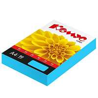 Бумага цветная для печати Комус Color голубая интенсив (А4, 80 г/кв.м, 500 листов) фото Бумага цветная для печати Комус Color голубая интенсив (А4, 80 г/кв.м, 500 листов)