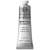 Краска масляная художественная Winsor&Newton "Winton", 37мл, туба, белила титановые фото Краска масляная художественная Winsor&Newton "Winton", 37мл, туба, белила титановые