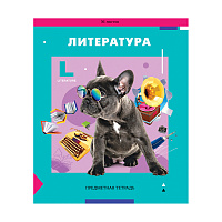 Тетрадь предметная 36л. ArtSpace "Пять в квадрате" - Литература, эконом фото Тетрадь предметная 36л. ArtSpace "Пять в квадрате" - Литература, эконом