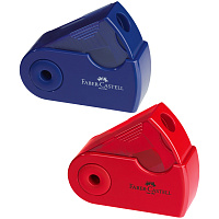 Точилка Faber-Castell Sleeve Mini с контейнером в ассортименте фото Точилка Faber-Castell Sleeve Mini с контейнером в ассортименте