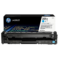 Картридж лазерный HP 201X CF401X голубой оригинальный повышенной емкости фото Картридж лазерный HP 201X CF401X голубой оригинальный повышенной емкости