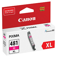 Картридж струйный Canon CLI-481XLM 2045C001 пурпурный оригинальный повышенной емкости фото Картридж струйный Canon CLI-481XLM 2045C001 пурпурный оригинальный повышенной емкости