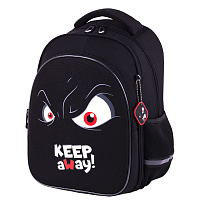 Рюкзак BRAUBERG OPTIMA, 2 отделения, с брелоком, "Keep away", СВЕТЯЩИЙСЯ, 36х27х18 см, 271361 фото Рюкзак BRAUBERG OPTIMA, 2 отделения, с брелоком, "Keep away", СВЕТЯЩИЙСЯ, 36х27х18 см, 271361
