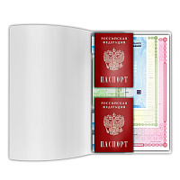 Папка-органайзер, обложка семейная для 2-х комплектов документов, А4, ПВХ, матовая, STAFF, 238873 фото Папка-органайзер, обложка семейная для 2-х комплектов документов, А4, ПВХ, матовая, STAFF, 238873