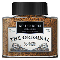 Кофе растворимый сублимированный Bourbon The Original 100 г (стеклянная банка) фото Кофе растворимый сублимированный Bourbon The Original 100 г (стеклянная банка)