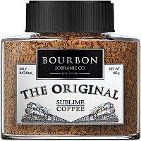 Кофе растворимый сублимированный Bourbon The Original 100 г (стеклянная банка) фото Кофе растворимый сублимированный Bourbon The Original 100 г (стеклянная банка)