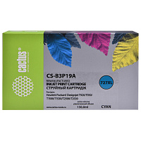 Картридж струйный CACTUS (CS-B3P19A) для HP DesignJet T920/T1500, голубой фото Картридж струйный CACTUS (CS-B3P19A) для HP DesignJet T920/T1500, голубой