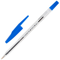 Ручка шариковая STAFF "Basic BP-66 CLASSIC", СИНЯЯ, корпус прозрачный, узел 1 мм, линия письма 0,5 мм, 144455 фото Ручка шариковая STAFF "Basic BP-66 CLASSIC", СИНЯЯ, корпус прозрачный, узел 1 мм, линия письма 0,5 мм, 144455