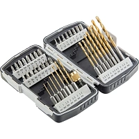 Набор бит и сверл,магнитный адаптер,CrV,в пласт. боксе,40шт. MATRIX (11322)