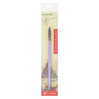 Кисть художественная профессиональная, белка, микс, круглая, №8, BRAUBERG ART CLASSIC, 200953 фото Кисть художественная профессиональная, белка, микс, круглая, №8, BRAUBERG ART CLASSIC, 200953