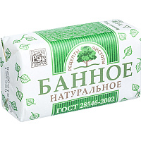 Мыло туалетное Рецепты чистоты Банное 180 г фото Мыло туалетное Рецепты чистоты Банное 180 г