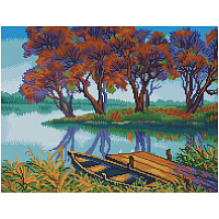 Алмазная мозаика ТРИ СОВЫ "Осенний пейзаж", 40*50см, холст на деревянном подрамнике, картонная коробка с пластиковой ручкой фото Алмазная мозаика ТРИ СОВЫ "Осенний пейзаж", 40*50см, холст на деревянном подрамнике, картонная коробка с пластиковой ручкой