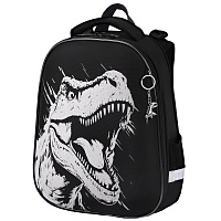 Ранец BRAUBERG SHINY, 2 отделения, с брелком, Scary dino, СВЕТЯЩИЙСЯ РИСУНОК, 38х28х14 см, 273143 фото Ранец BRAUBERG SHINY, 2 отделения, с брелком, Scary dino, СВЕТЯЩИЙСЯ РИСУНОК, 38х28х14 см, 273143