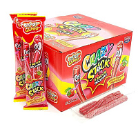 Мармелад в кислой обсыпке "CRAZY GUMMY. CRAZY STICK", клубника, 20 г, КАНДИ КЛАБ, MAR135 фото Мармелад в кислой обсыпке "CRAZY GUMMY. CRAZY STICK", клубника, 20 г, КАНДИ КЛАБ, MAR135