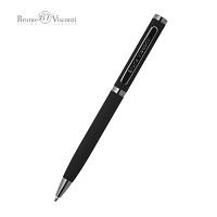 Ручка подарочная шариковая BRUNO VISCONTI "Firenze", корпус черный, 1 мм, футляр, синяя, 20-0298/01 фото Ручка подарочная шариковая BRUNO VISCONTI "Firenze", корпус черный, 1 мм, футляр, синяя, 20-0298/01