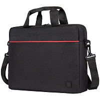 Сумка портфель BRAUBERG PRACTICAL с отделением для ноутбука 15,6", "Red line", черная, 29х40х7 см, 270829 фото Сумка портфель BRAUBERG PRACTICAL с отделением для ноутбука 15,6", "Red line", черная, 29х40х7 см, 270829