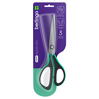 Ножницы Berlingo "Easycut 350", 23см, бирюзовые, эргономичные ручки, мягкие вставки, европодвес фото Ножницы Berlingo "Easycut 350", 23см, бирюзовые, эргономичные ручки, мягкие вставки, европодвес