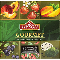 Чай зеленый Hyson Gurmet Tea Collection 60 пакетиков фото Чай зеленый Hyson Gurmet Tea Collection 60 пакетиков