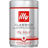 Кофе в зернах Illy medium 100% арабика 250 г (железная банка)