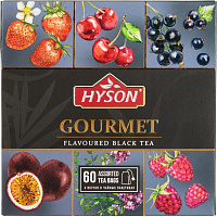 Чай черный Hyson Gurmet Tea Collection 60 пакетиков фото Чай черный Hyson Gurmet Tea Collection 60 пакетиков