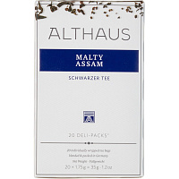 Чай черный Althaus Deli Packs Malty Assam 20 пакетиков фото Чай черный Althaus Deli Packs Malty Assam 20 пакетиков
