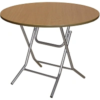 Стол обеденный Ривьера (Ф800), П1.66.15, h750, металлик, бук 255