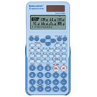 Калькулятор инженерный BRAUBERG SC-991ES-PLUS-BU (164х80 мм), 552 функции, 10+2 разряда, ГОЛУБОЙ, 272653 фото Калькулятор инженерный BRAUBERG SC-991ES-PLUS-BU (164х80 мм), 552 функции, 10+2 разряда, ГОЛУБОЙ, 272653
