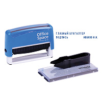 Штамп самонаборный OfficeSpace, 2стр., 70*10мм фото Штамп самонаборный OfficeSpace, 2стр., 70*10мм