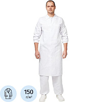 Халат для пищевого производства у17-ХЛ белый (размер 60-62 рост 170-176)