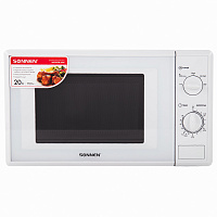 Микроволновая печь SONNEN MW2070B-5MW, 20 л, 700 Вт, таймер, механическое управление, белая, 454654 фото Микроволновая печь SONNEN MW2070B-5MW, 20 л, 700 Вт, таймер, механическое управление, белая, 454654