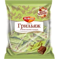 Конфеты шоколадные Рот Фронт Грильяж в шоколаде 200 г фото Конфеты шоколадные Рот Фронт Грильяж в шоколаде 200 г