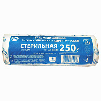 Вата хирургическая стерильная НИКА 250 гр фото Вата хирургическая стерильная НИКА 250 гр