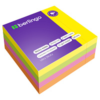 Самоклеящийся блок Berlingo "Ultra Sticky", 50*50мм, 240л., 4 неоновых цвета фото Самоклеящийся блок Berlingo "Ultra Sticky", 50*50мм, 240л., 4 неоновых цвета