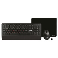 Набор беспроводной SVEN KB-C3800W, клавиатура, мышь 5 кнопок + 1 колесо-кнопка, коврик, SV-017293 фото Набор беспроводной SVEN KB-C3800W, клавиатура, мышь 5 кнопок + 1 колесо-кнопка, коврик, SV-017293
