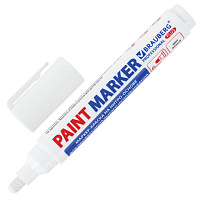 Маркер-краска лаковый (paint marker) 6 мм, БЕЛЫЙ, НИТРО-ОСНОВА, BRAUBERG PROFESSIONAL PLUS EXTRA, 151450 фото Маркер-краска лаковый (paint marker) 6 мм, БЕЛЫЙ, НИТРО-ОСНОВА, BRAUBERG PROFESSIONAL PLUS EXTRA, 151450