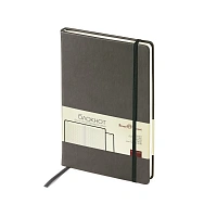 Блокнот Bruno Visconti Megapolis Velvet A5 100 листов серый в клетку на сшивке (144х212 мм) (артикул производителя 3-525/11)