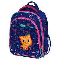 Ранец Forst F-LIGHT "Funny cat" 37*28*16см, 2 отделения, 2 кармана, анатомическая спинка фото Ранец Forst F-LIGHT "Funny cat" 37*28*16см, 2 отделения, 2 кармана, анатомическая спинка