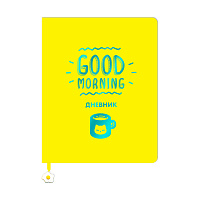 Дневник 1-11 кл. 48л. ЛАЙТ BG "Good morning", иск. кожа, тиснение фольгой, декоративная фигурка из эмали на закладке-ляссе фото Дневник 1-11 кл. 48л. ЛАЙТ BG "Good morning", иск. кожа, тиснение фольгой, декоративная фигурка из эмали на закладке-ляссе