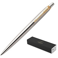 Ручка шариковая Parker Jotter GT цвет чернил синий, цвет корпуса серебристый (артикул производителя 1953182) фото Ручка шариковая Parker Jotter GT цвет чернил синий, цвет корпуса серебристый (артикул производителя 1953182)