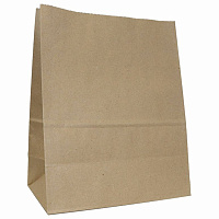 Крафт-пакет бумажный 26х15х35 см, плотность 90 г/м2, 110371 фото Крафт-пакет бумажный 26х15х35 см, плотность 90 г/м2, 110371