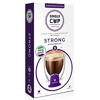 Кофе в капсулах для кофемашин Single Cup Coffee Strong (10 штук в упаковке) фото Кофе в капсулах для кофемашин Single Cup Coffee Strong (10 штук в упаковке)
