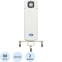 Рециркулятор БАКТЕРИЦИДНЫЙ ДЕЗАР-КРОНТ-802п, УФ-лампа 2х25 Вт, 80 м3/час, ДЕЗАР-802п