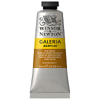 Краска акриловая художественная Winsor&Newton "Galeria", 60мл, туба, натуральная сиена фото Краска акриловая художественная Winsor&Newton "Galeria", 60мл, туба, натуральная сиена
