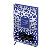 Ежедневник недатированный, А5, 136л., кожзам, Greenwich Line "Vision. Wild style. Silver blue", тон. блок, цв. срез фото Ежедневник недатированный, А5, 136л., кожзам, Greenwich Line "Vision. Wild style. Silver blue", тон. блок, цв. срез